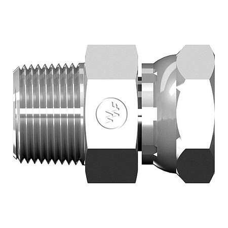 World Wide Fittings Male Pipe To Female Pipe Swivel Straight 9205X24X24